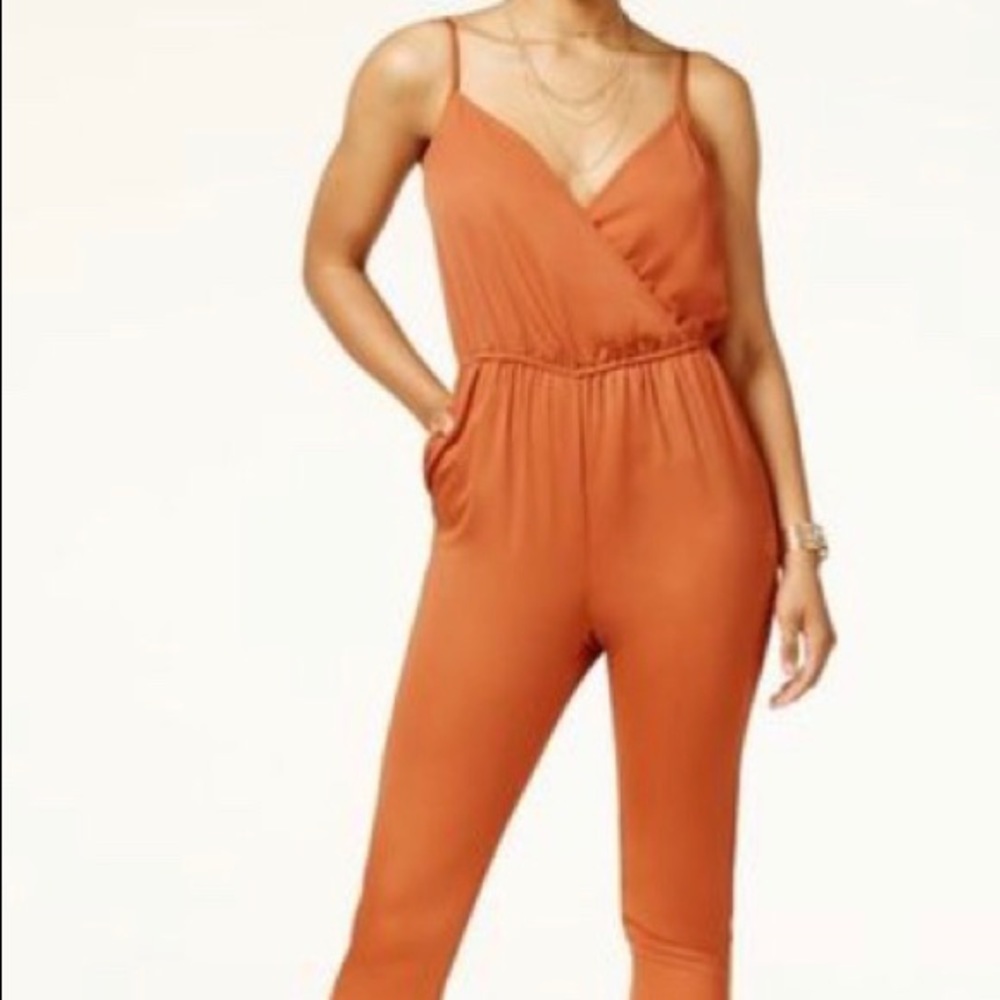 Material girl satin jumpsuit